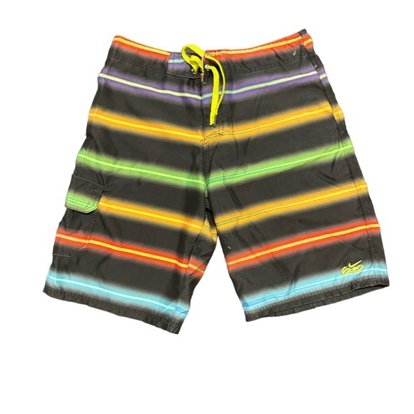 Nike 6.0 Multicolored Neon Swim Trunks Size 20 BIN‎ E - Picture 1 of 6